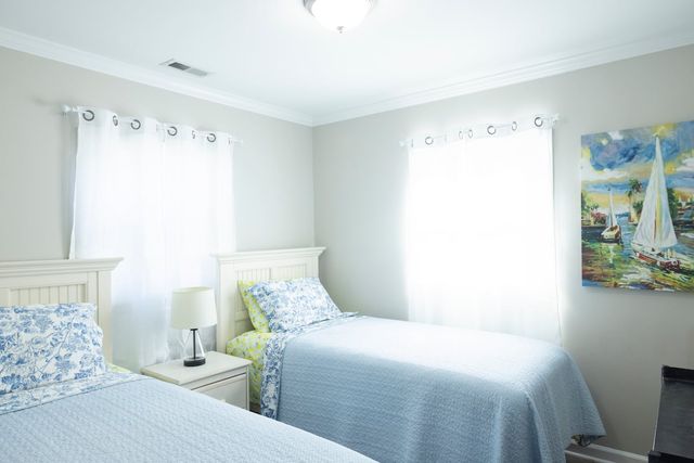 Bedroom two with two twin beds